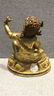 GILT BRONZE CAST 'GUARDIAN' SEATED FIGURE - 6