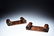 PAIR OF HUANGHUALI WOOD SCROLL STANDS - 2