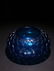 A CHINESE BLUE GLASS CARVED LOTUS PATTERN BRUSH WASHER - 3