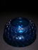 A CHINESE BLUE GLASS CARVED LOTUS PATTERN BRUSH WASHER - 4