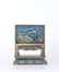 A CHINESE GILD COPPER CLOISONNE ENAMEL LANDSCAPE BRUSH