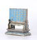A CHINESE GILD COPPER CLOISONNE ENAMEL LANDSCAPE BRUSH - 6