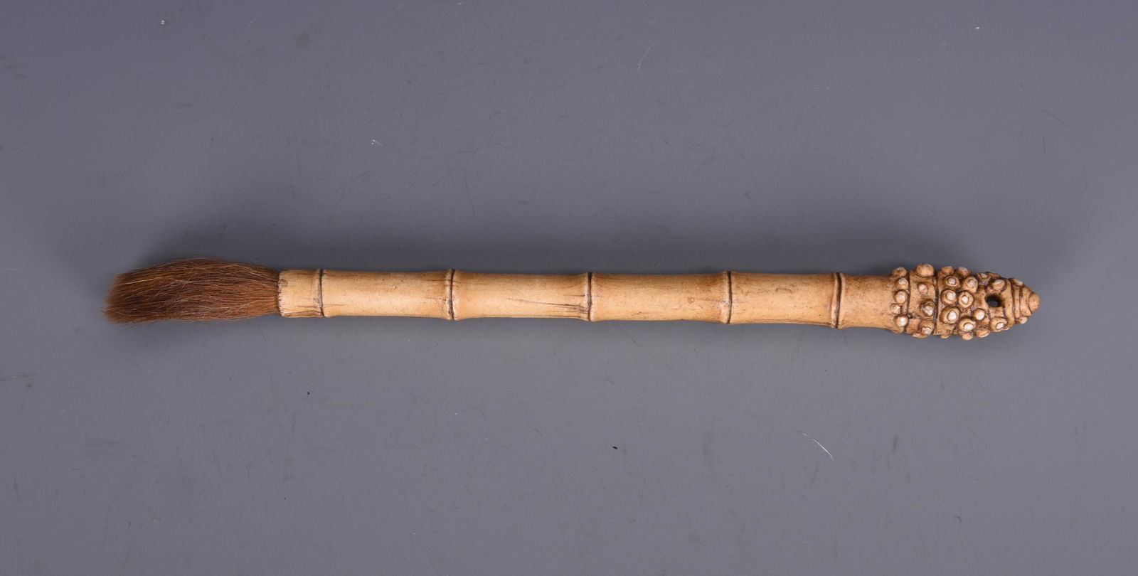BAMBOO-LIKE NATURALISTIC GLAZED PORCELAIN INK BRUSH (1 of 6)