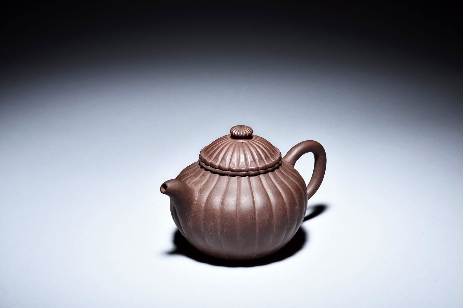 YIXING ZISHA CHRYSANTHEMUM FLOWER TEAPOT (1 of 5)
