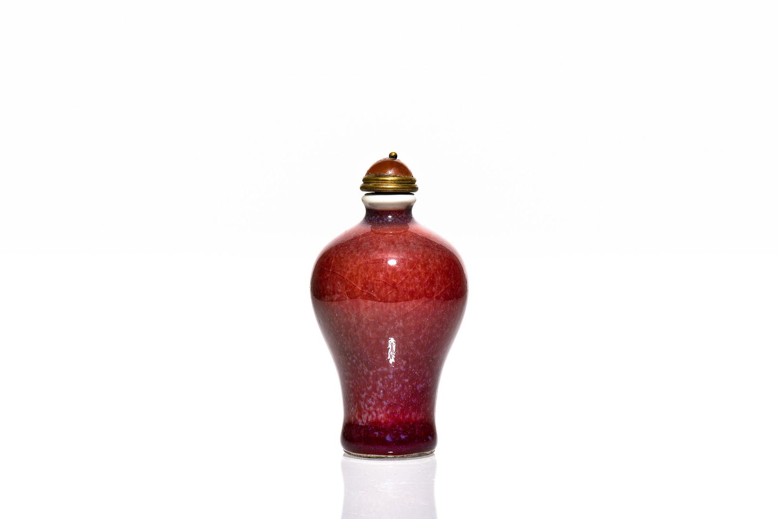 RED GLAZED SNUFF BOTTLE (1 of 8)