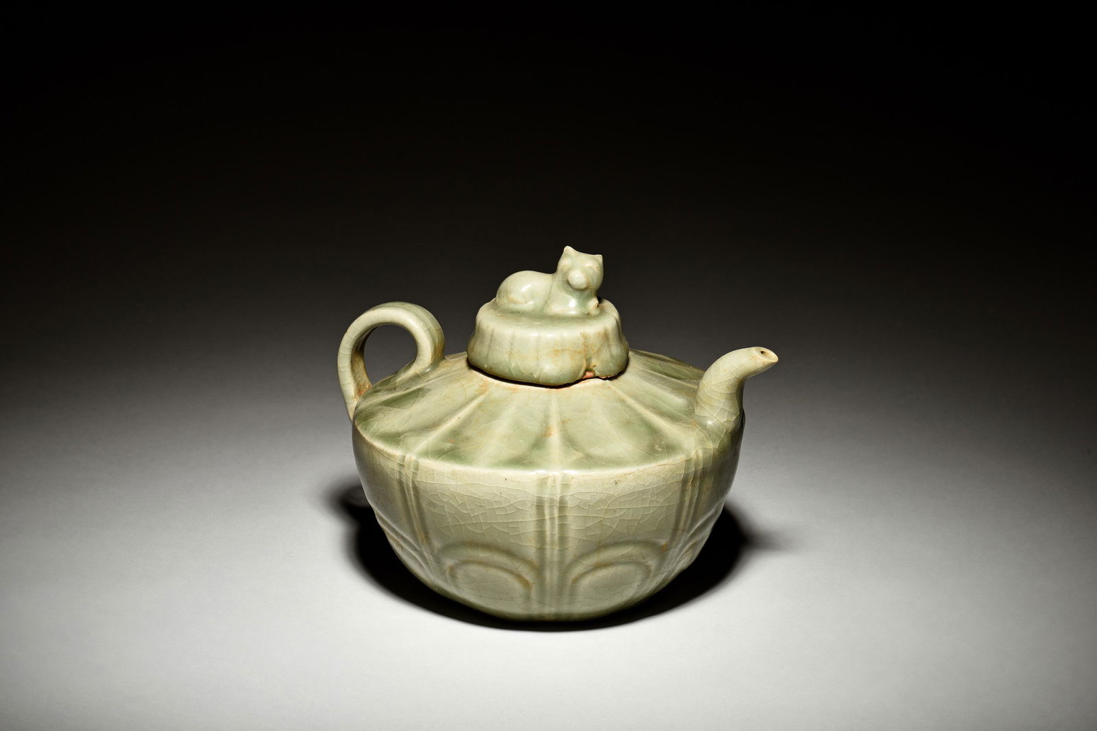 LONGQUAN WARE 'MYTHICAL BEAST' TEAPOT (1 of 12)
