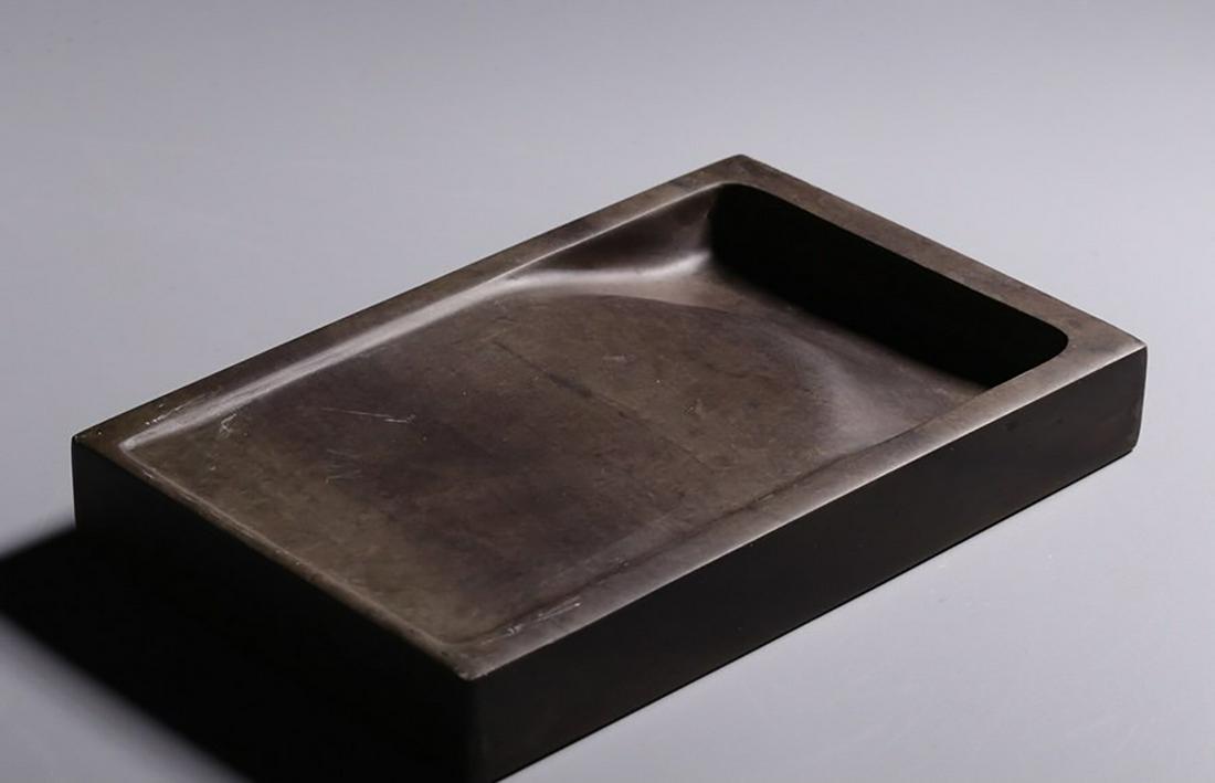 DUAN STONE CARVED RECTANGULAR INK STONE (1 of 9)