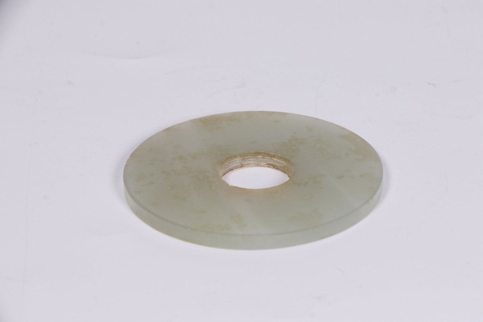 HETIAN JADE CARVED DISC, BI (1 of 4)