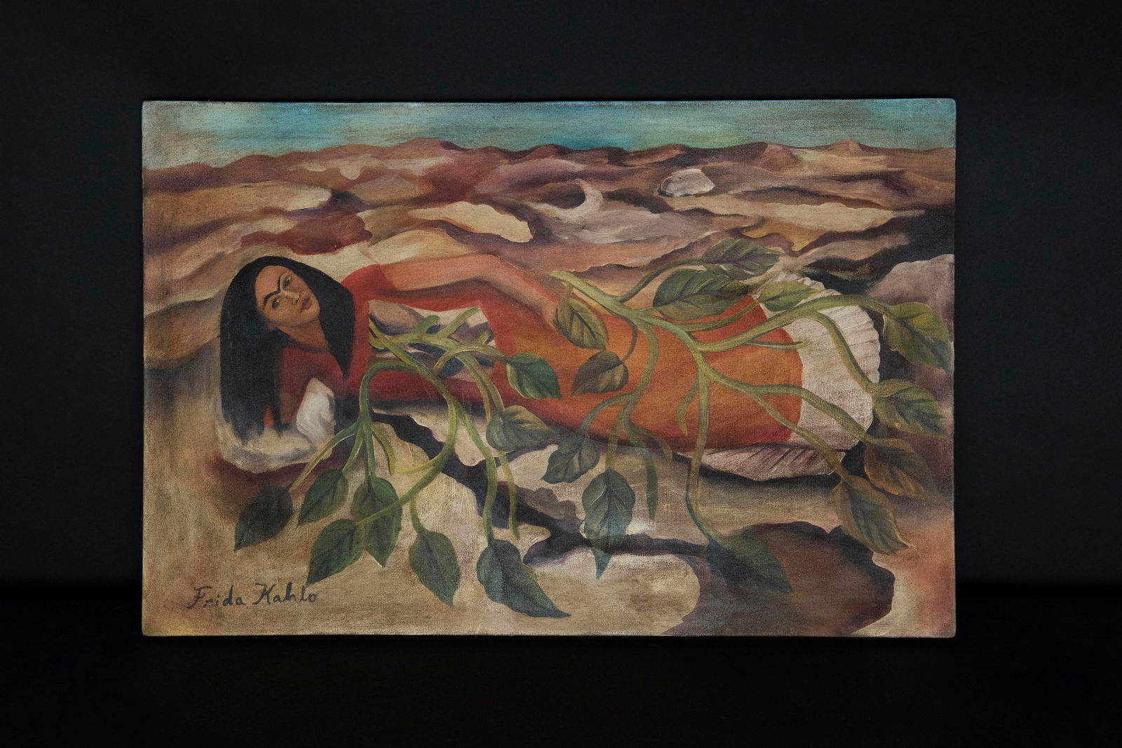 COLLECTION BY MARY AND LEIGH BLOCK WITH PARIS'S MUSEUM STAMP ATTRIBUTED FRIDA KAHLO (1 of 6)