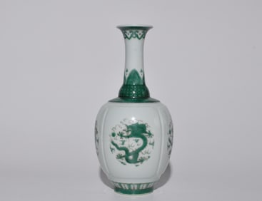 GREEN-COLORED VASE
