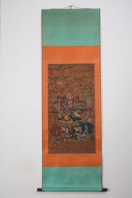 WU DAOZI TIANGUAN FINE VERTICAL SCROLL