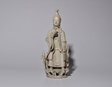 WHITE PORCELAIN FIGURE