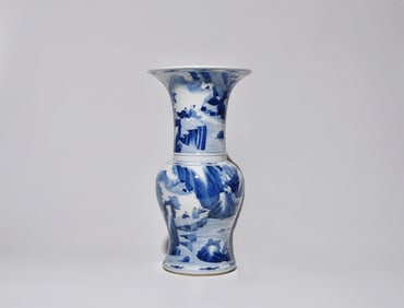 BLUE AND WHITE FLOWER SOLITARY