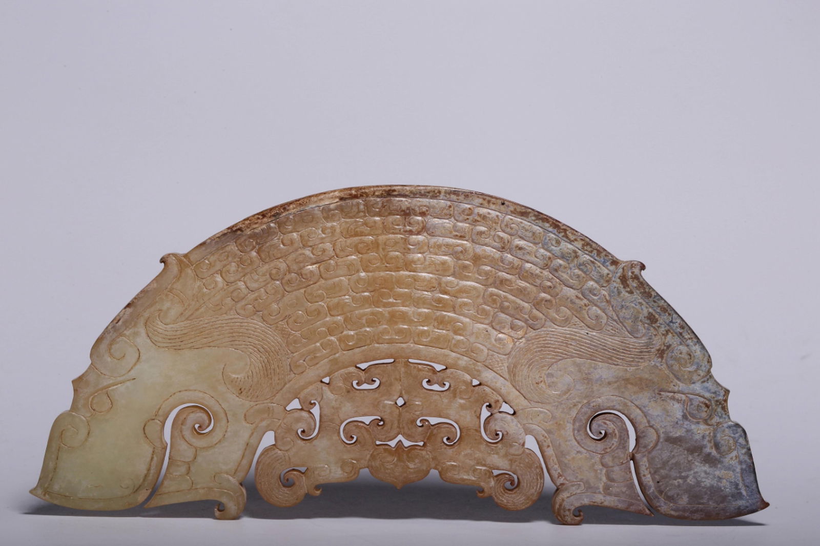 JADE DOUBLE DRAGON JADE PENDANT (1 of 8)