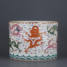 PASTEL KOWLOON PATTERN PEN TUBE