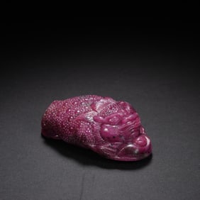 RUBY AUSPICIOUS ANIMAL HANDLE