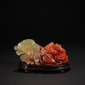 SHOUSHAN STONE BUDDHA HAND ORNAMENT