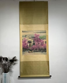 HAND PAINTING LANDSCAPE PAINTING WITH MARK OF WU GUANZHONG