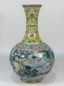 PASTEL FARMING FIGURE APPRECIATION BOTTLE