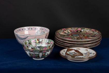 TWO JAPANESE PORCELAIN