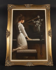 OIL ON CANVAS ATTRIBUTED TO PARAGOL
