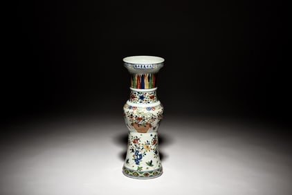 WUCAI 'FLOWERS' VASE, GU