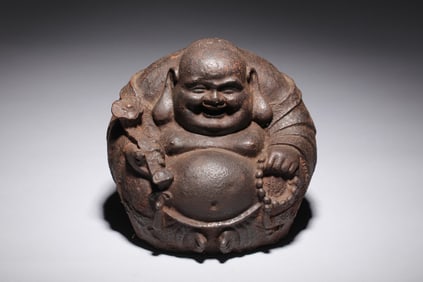 BRONZE CAST MAITREYA BUDDHA