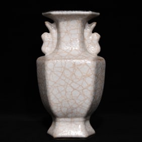 OFFICIAL PORCELAIN DOUBLE EAR FLAT BOTTLE