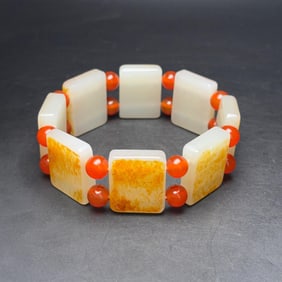 HETIAN JADE SINGLE-PIECE BRACELET