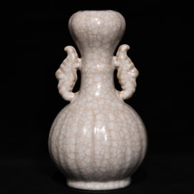 OFFICIAL PORCELAIN, TWO-EARED GARLIC BOTTLE