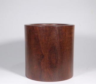 PLAIN PEN HOLDER CARVED IN ROSEWOOD
