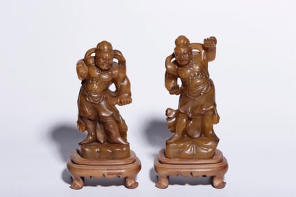 QING DYNASTY "YANG XUAN" SHOUSHAN TIANHUANG GANG LISHI ORNAMENTS