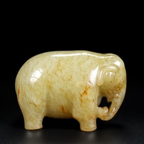 HETIAN JADE ELEPHANT