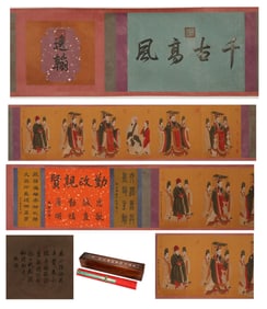 YAN LIBEN?S EXQUISITE LONG SCROLL OF EMPERORS