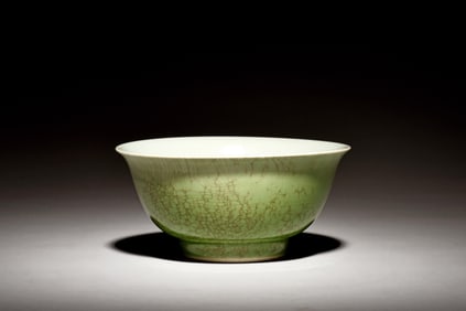 GREEN GLAZED BOWL