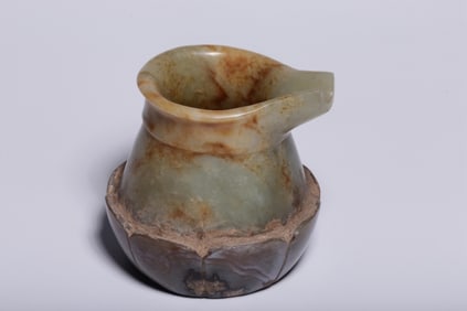 HETIAN JADE POT BEFORE MING DYNASTY