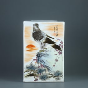 THE REPUBLIC OF CHINA WANG BU PASTEL EXHIBITION GRAND SQUARE PEN BOX
