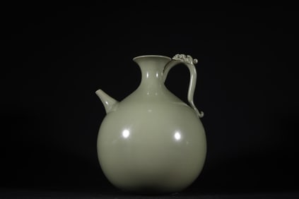 OLD COLLECTION OF YUE KILN SECRET COLOR CELADON POT