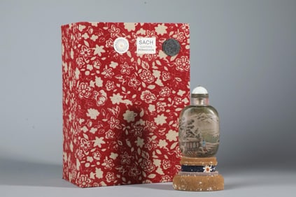 CRYSTAL INNER PAINTING SNUFF BOTTLE