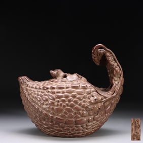 MINGYUAN MARK PURPLE CLAY BIONIC BITTER MELON PURPLE CLAY POT
