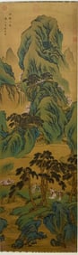 LV HUANCHENG, A FINE SILK HANGING SCROLL