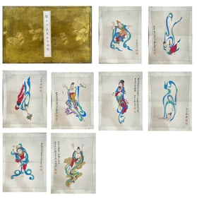 ZHANG DAQIAN, A FLYING FAIRY EIGHTFOLD ALBUM