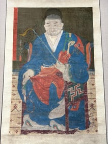 DING YUNPENG, BUDDHA STATUE SCROLL