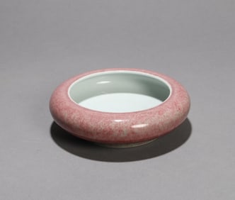A PEACHBLOOM-GLAZED WASHER