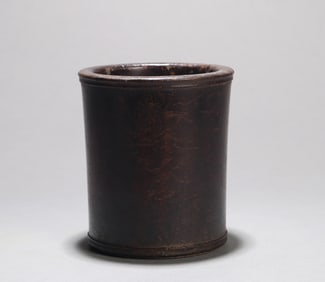 A ZITAN BRUSH POT