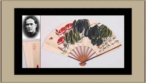 QI BAISHI ATTRIBUTED TO,FLOWERS AND INSECTS