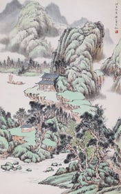 LU XIAOMAN ATTRIBUTED TO,LANDSCAPE