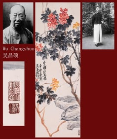 WU CHANGSHUO ATTRIBUTED TO,CORAL