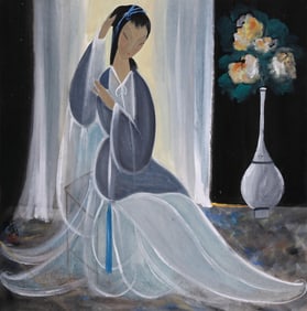 LIN FENGMIAN ATTRIBUTED TO,LADY