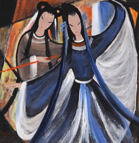 LIN FENGMIAN ATTRIBUTED TO,FIGURE